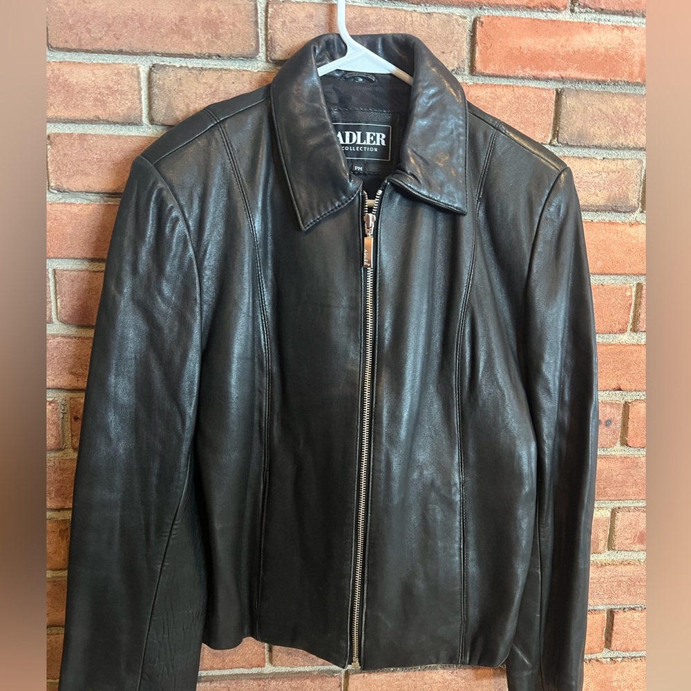 Women’s Black Leather Jacket PM